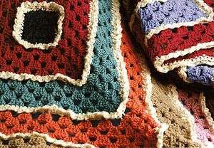 SIMPLE Around the Block Afghan/Crochet Pattern Instructions  