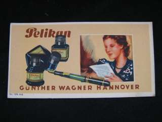 1930 Pelikan Gunther Wagner BLOT PAPER fountain pen  