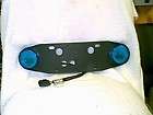 HARLEY DAVEDSON BLUE TAILLIGHTS WITH MOUNT AND WIREING HARNESS