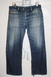 DIESEL RABOX MODEL RARE BUTTON FLY BLUE JEANS 33 WOW  