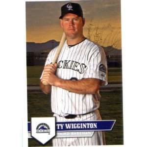 2011 Topps Major League Baseball Sticker #253 Ty Wiggington Colorado 