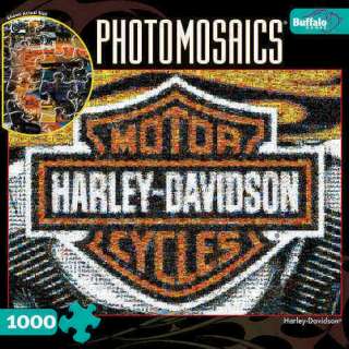 Harley Davidson 1000 Piece Photomosaic Puzzle 079346105465  
