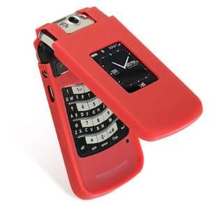   Case for Blackberry Kickstart 8220 / Red Cell Phones & Accessories
