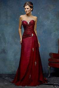 Custom Ruby Sweetheart Ruched Bodice Wedding Dress 010#  