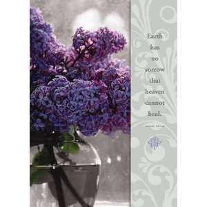  BOOKMARK SYMPATHY W/ LILACS IN VASE Health & Personal 