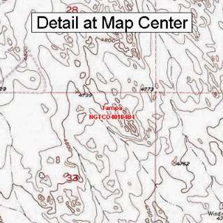  USGS Topographic Quadrangle Map   Tampa, Colorado (Folded 