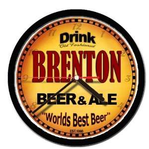  BRENTON beer and ale cerveza wall clock 