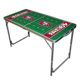 San Francisco 49ers 2 x 4 Tailgate Table New  