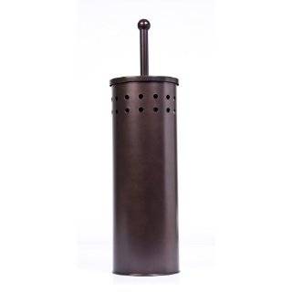 Taymor Coated Oil Rubbed Bronze Tall Toilet Bowl Plunger with Lid