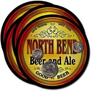  North Bend , WI Beer & Ale Coasters   4pk 