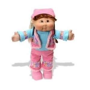  Cabbage Patch Corn Silk Kids Girl in Pink Pant Outfit 