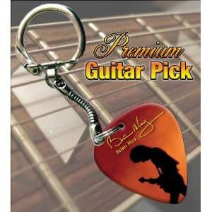  Brian May Premium Guitar Pick Keyring Musical Instruments