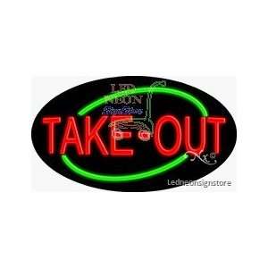  Take Out Neon Sign