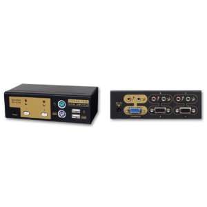  Bridgeview KVM BR F1021A 2 Ports Switch w/ Audio (Combo 