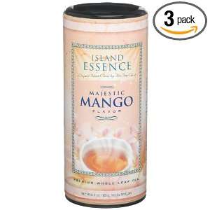 Island Essence Tea Collection Majestic Mango, 3 Ounce Tins (Pack of 3 