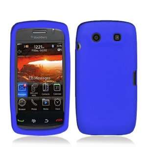  Solid Blue Silicone Skin Gel Cover Case FOR BlackBerry 