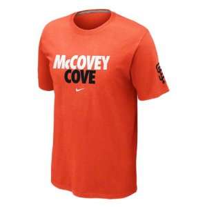   Orange Nike 2012 McCovey Cove Local T Shirt