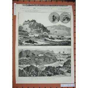   1884 Nile Expedition Bab El Kebir Great Gate Cataract