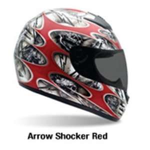   2011 Arrow Snow Full Face Helmet   Shocker Red