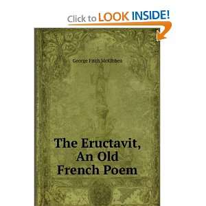    The Eructavit, An Old French Poem George Fitch McKibben Books