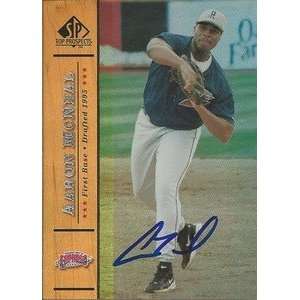 Aaron McNeal Signed 2000 UD SP Card Houston Astros Sports 
