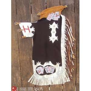   Pro Rodeo Western Bronc Leather Chaps Pbr047