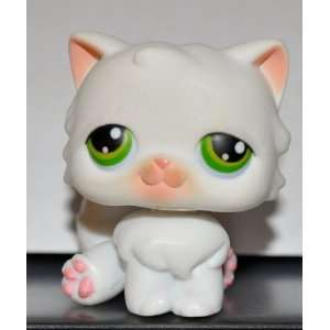  Persian #15 (White, Green Eyes) Littlest Pet Shop 2004 