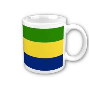  Gabon Flag Coffee Cup 