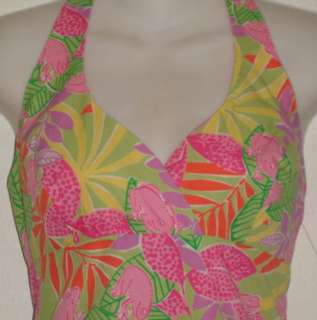 LILLY PULITZER Bottoms Up Candy Style Halter Dress Sz 2 NEW/NWT $172 