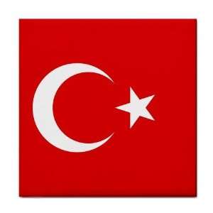  Turkey Flag Tile Trivet 