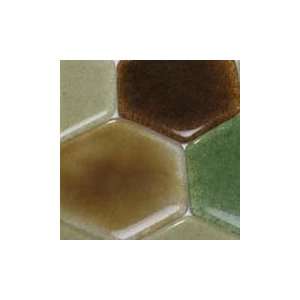  Half Hex Point Recycled Glass Tile