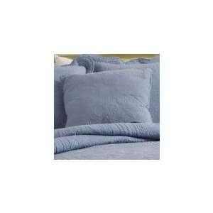 French Tile Pillow Blue 