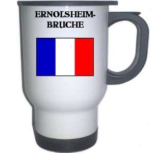  France   ERNOLSHEIM BRUCHE White Stainless Steel Mug 