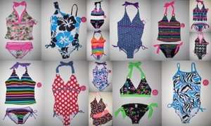 NEW Girls JUSTICE Swimsuit Bathingsuit 1 2 Piece Swimwear Tankini 