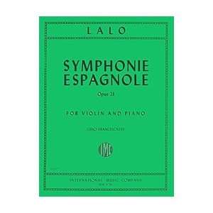  Symphonie Espagnole, Op. 21 Musical Instruments