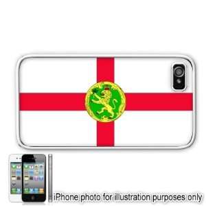  Alderney Guernsey Flag Apple Iphone 4 4s Case Cover White 