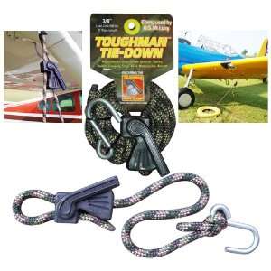   Tie Down Rope Clamp Trailer ATV Motorcycle Aircraft