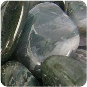  MOSS AGATE   Tumbled Stones 3 XL EXTRA LARGE Crystals 