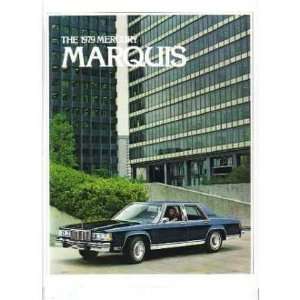    1979 MERCURY MARQUIS Sales Brochure Literature Book Automotive