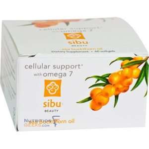  Sibu Beauty Cellular Support w/Omega 7, 60 Softgel Health 