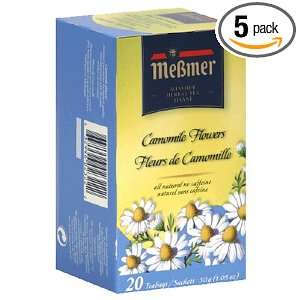 Fleurs de Camomille (Messmer Chamomile Flowers Boxed), 20 Count Tea 