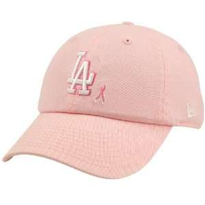 New Era L.A. Dodgers Ladies Pink Ribbon Adjustable Hat  