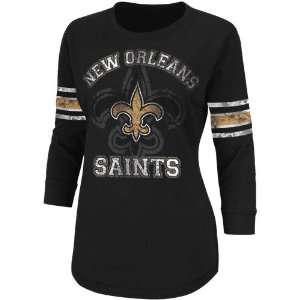  New Orleans Saints Womens Victory Is Sweet Black 3/4 