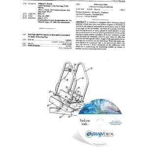   Patent CD for MOTOR DRIVEN MUSCLE BUILDING MACHINE 