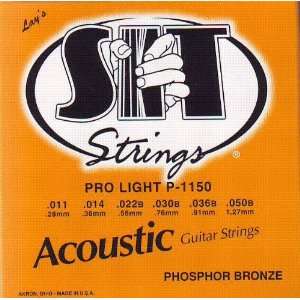  S I T Strings Acoustic Guitar Phosphor Bronze Pro Light 