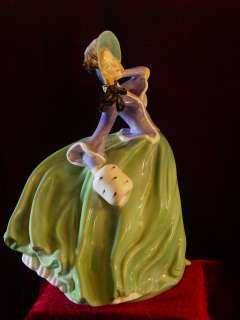 Royal Doulton Autumn Breezes Figurine HN 1913 in GREEN  