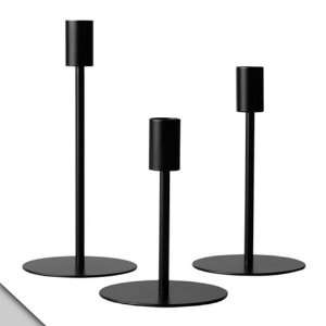  Småland Böna IKEA   NÄSVIS Candlestick, set of 3, black 