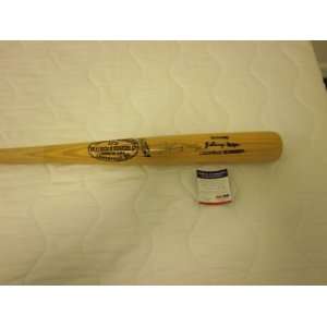 Johnny Mize Autographed Baseball Bat   Louisville Slugger H117 Model 