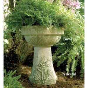  Fern Garden Planter Bowl and Pedestal Aged Moss Pet 