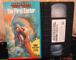 Superbook The First EASTER Vhs Video RARE Volume 11 HTF  